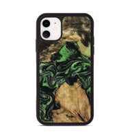 iPhone 11 Wood Phone Case - Marlys (Green, 800779)