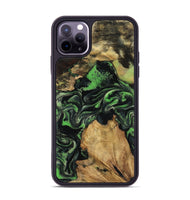 iPhone 11 Pro Max Wood Phone Case - Marlys (Green, 800779)