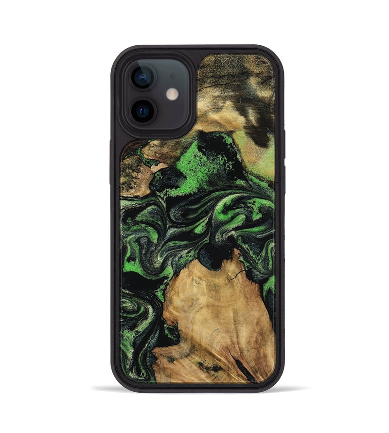 iPhone 12 Wood Phone Case - Marlys (Green, 800779)