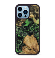iPhone 14 Pro Max Wood Phone Case - Marlys (Green, 800779)