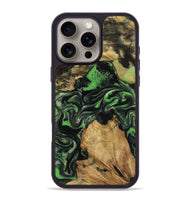 iPhone 16 Pro Max Wood Phone Case - Marlys (Green, 800779)