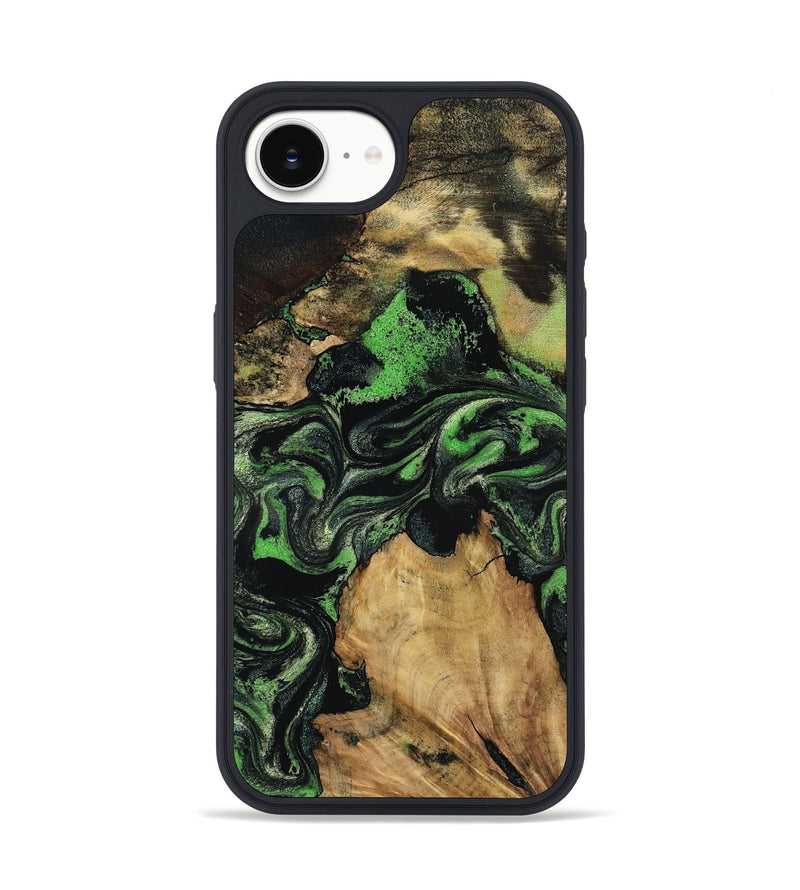 iPhone 16e Wood Phone Case - Marlys (Green, 800779)