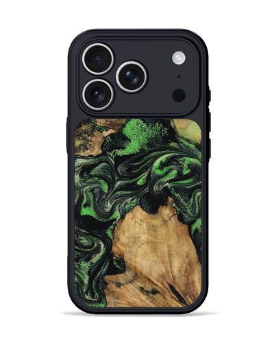 iPhone 17 Pro Wood Phone Case - Marlys (Green, 800779)