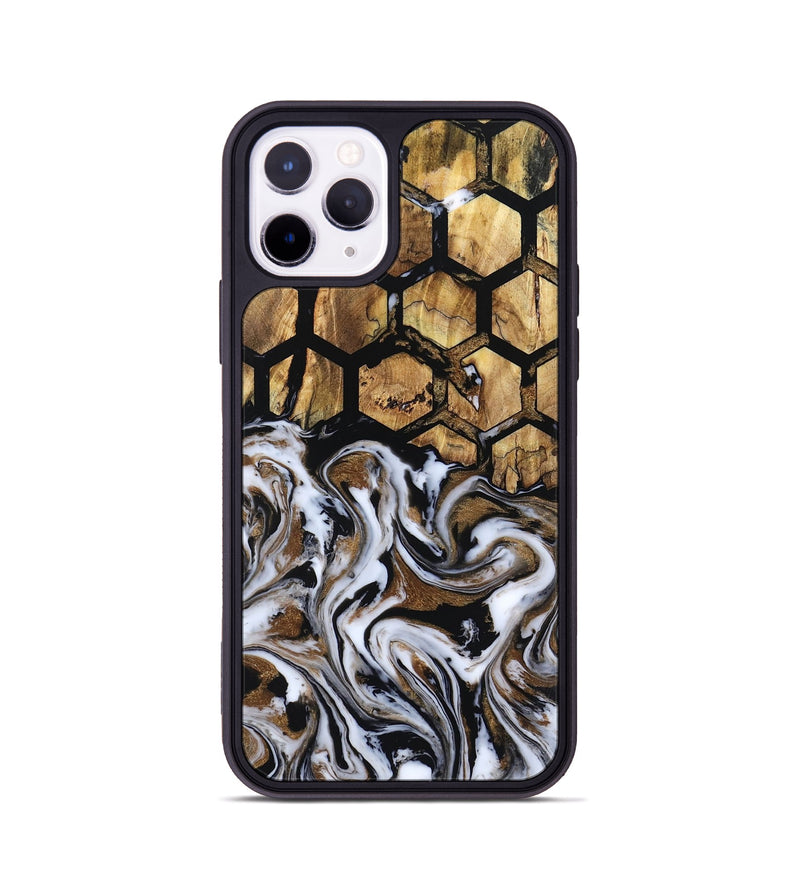 iPhone 11 Pro Wood Phone Case - Lenard (Pattern, 800786)