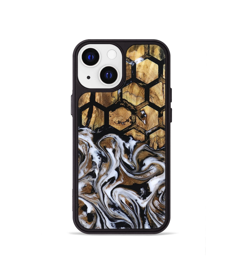 iPhone 13 mini Wood Phone Case - Lenard (Pattern, 800786)