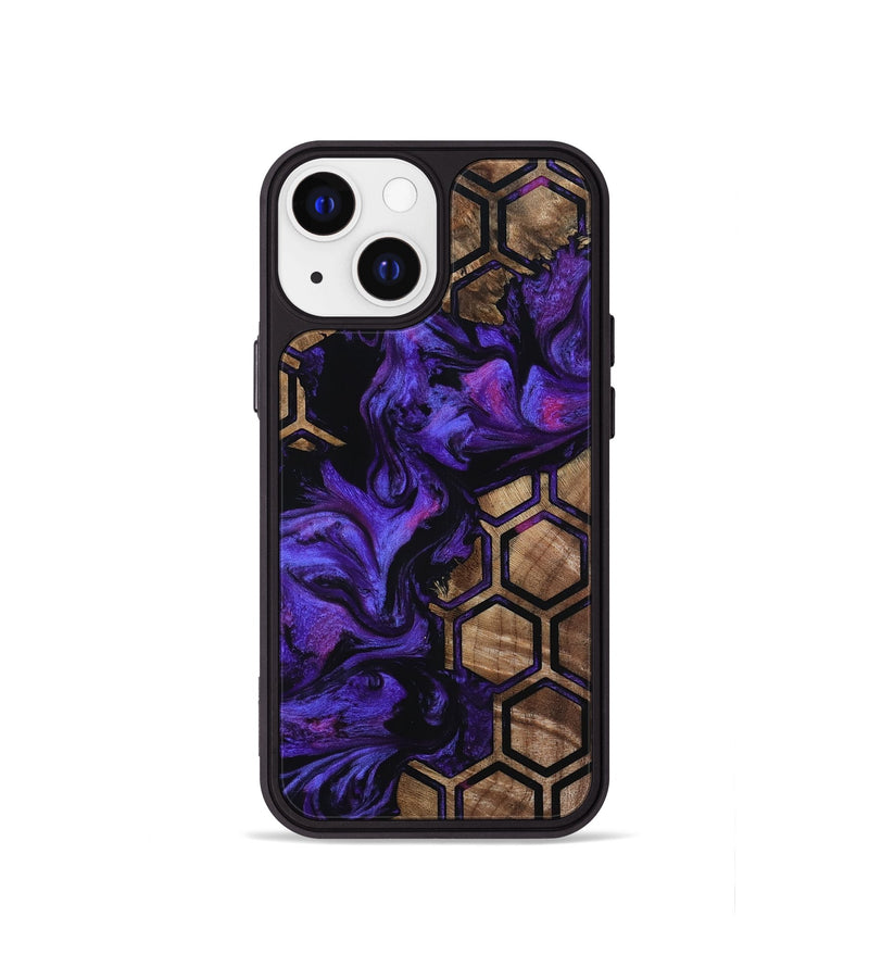iPhone 13 mini Wood Phone Case - Burl (Pattern, 800787)