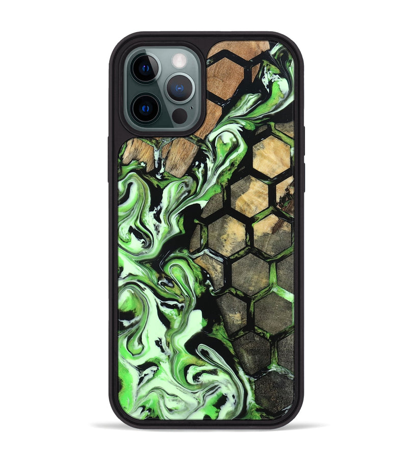 iPhone 12 Pro Max Wood Phone Case - Anya (Pattern, 800788)