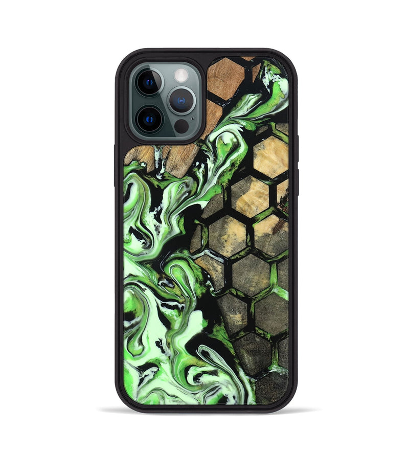 iPhone 12 Pro Wood Phone Case - Anya (Pattern, 800788)