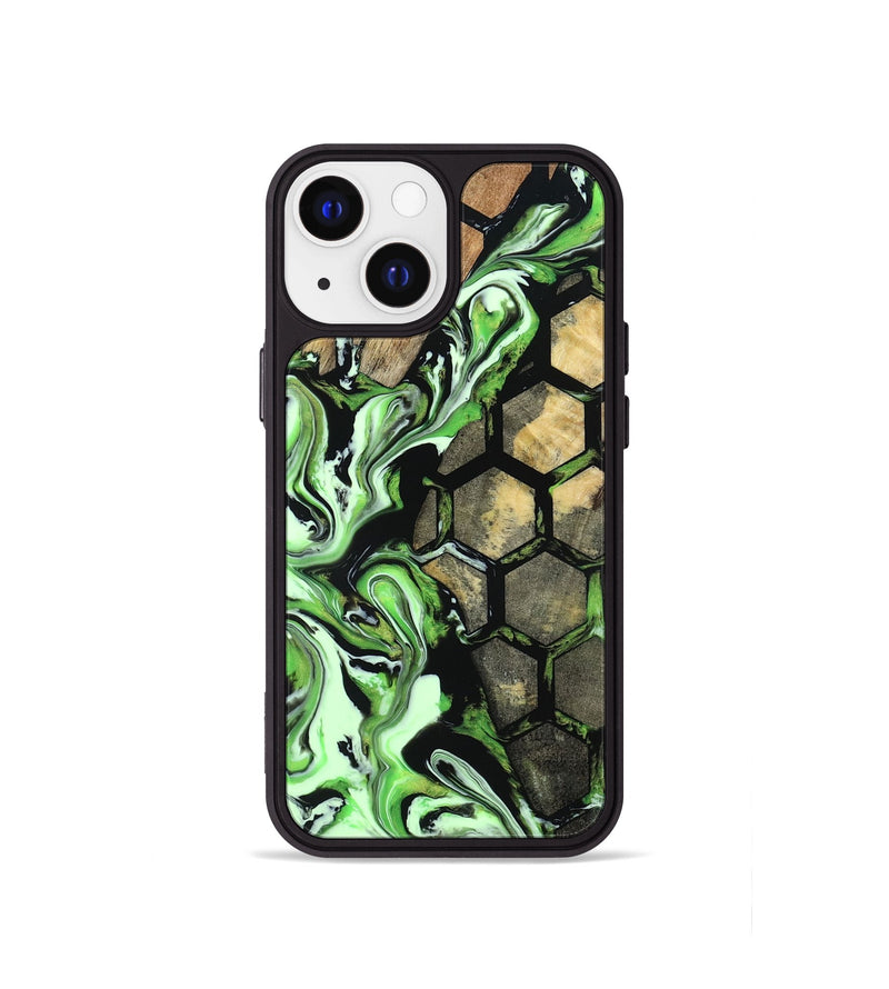 iPhone 13 mini Wood Phone Case - Anya (Pattern, 800788)