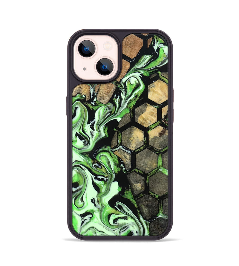 iPhone 14 Wood Phone Case - Anya (Pattern, 800788)