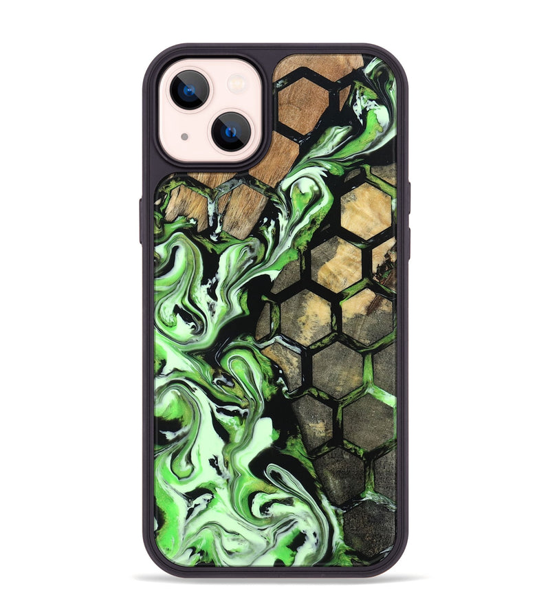 iPhone 14 Plus Wood Phone Case - Anya (Pattern, 800788)