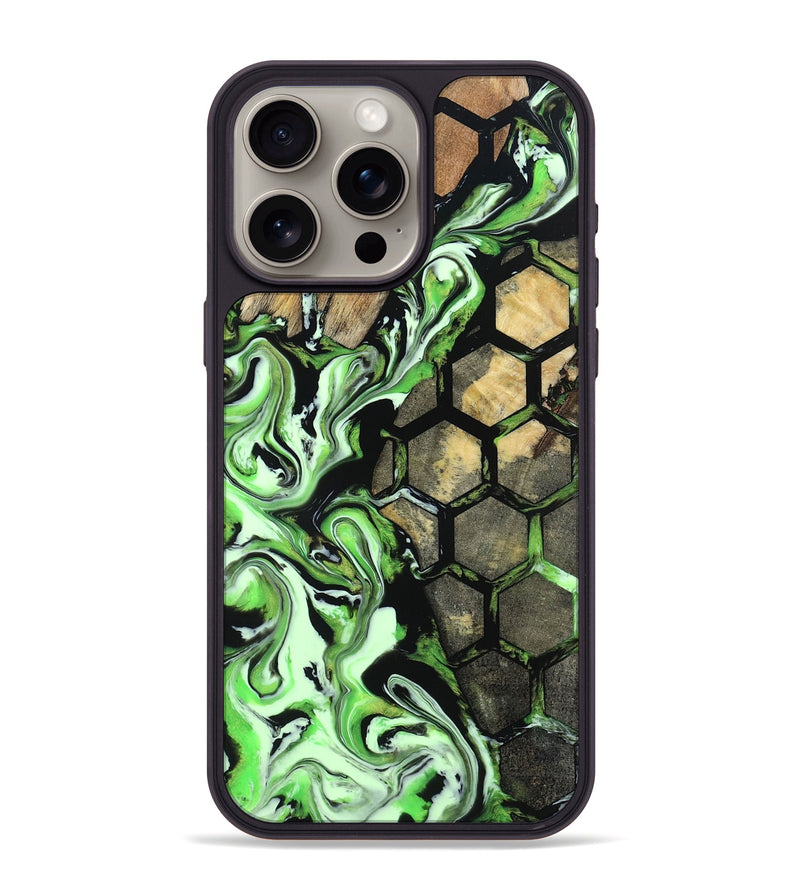 iPhone 15 Pro Max Wood Phone Case - Anya (Pattern, 800788)