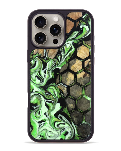 iPhone 16 Pro Max Wood Phone Case - Anya (Pattern, 800788)