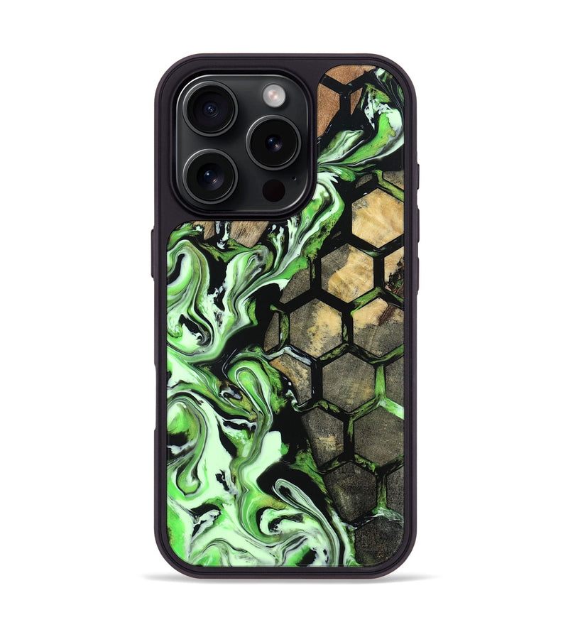 iPhone 16 Pro Wood Phone Case - Anya (Pattern, 800788)