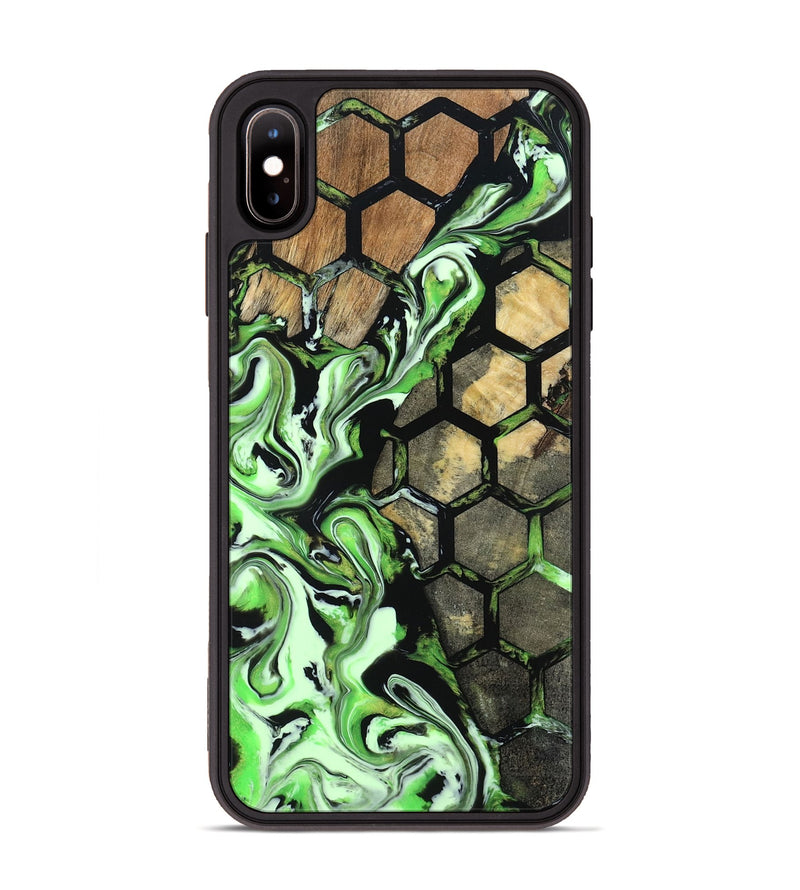 iPhone Xs Max Wood Phone Case - Anya (Pattern, 800788)