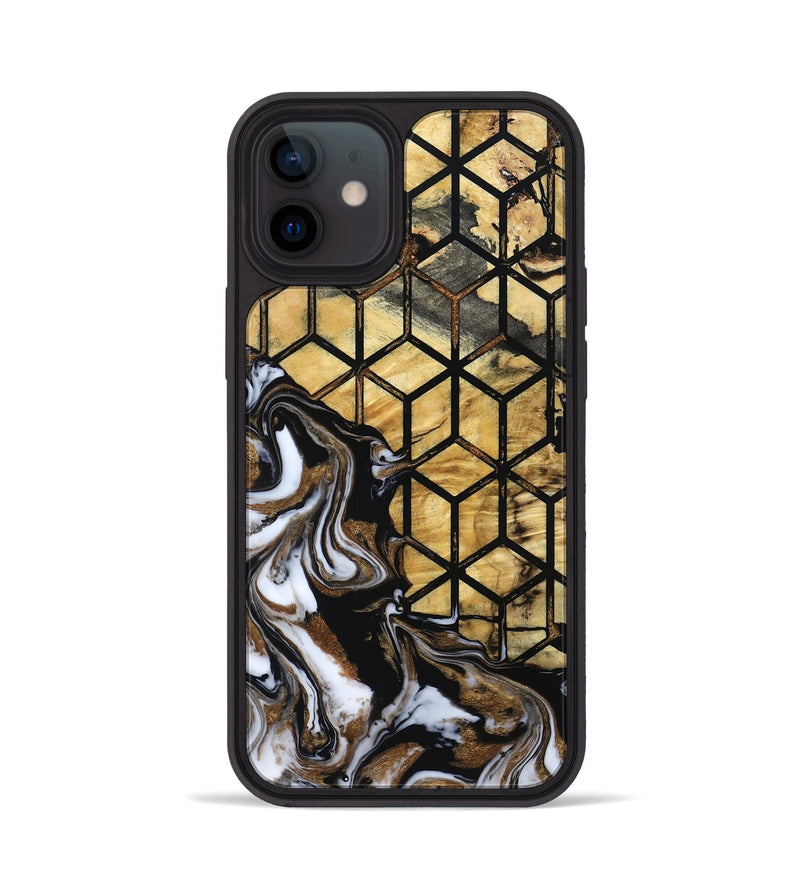 iPhone 12 Wood Phone Case - Jasmin (Pattern, 800789)