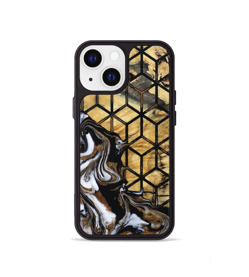 iPhone 13 mini Wood Phone Case - Jasmin (Pattern, 800789)