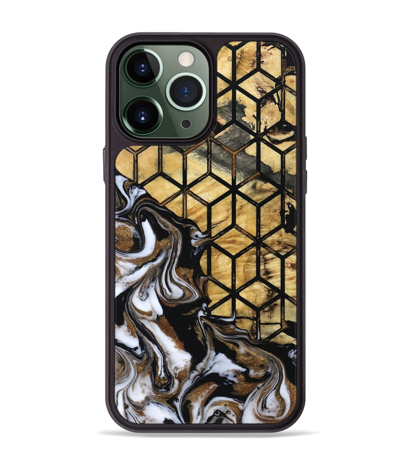 iPhone 13 Pro Max Wood Phone Case - Jasmin (Pattern, 800789)