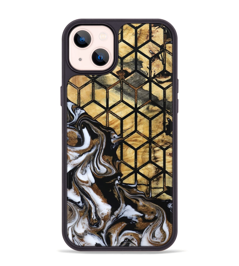 iPhone 14 Plus Wood Phone Case - Jasmin (Pattern, 800789)
