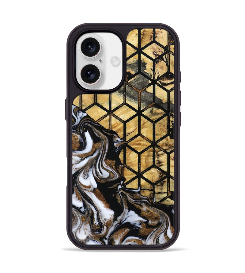 iPhone 17 Wood Phone Case - Jasmin (Pattern, 800789)