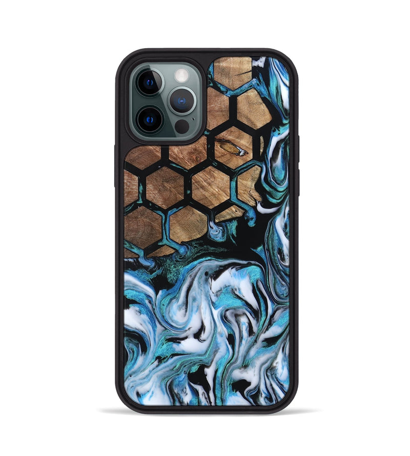 iPhone 12 Pro Wood Phone Case - Maliyah (Pattern, 800791)