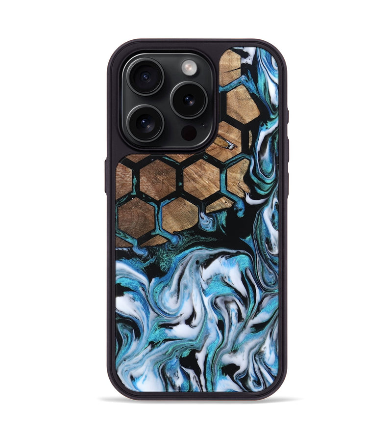 iPhone 15 Pro Wood Phone Case - Maliyah (Pattern, 800791)