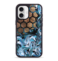 iPhone 16 Plus Wood Phone Case - Maliyah (Pattern, 800791)