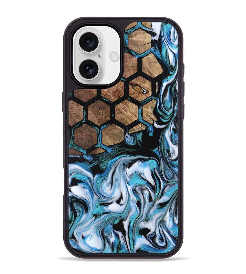 iPhone 16 Plus Wood Phone Case - Maliyah (Pattern, 800791)