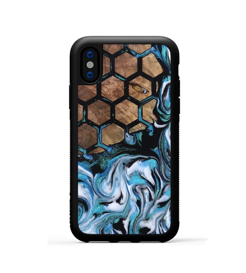 iPhone Xs Wood Phone Case - Maliyah (Pattern, 800791)