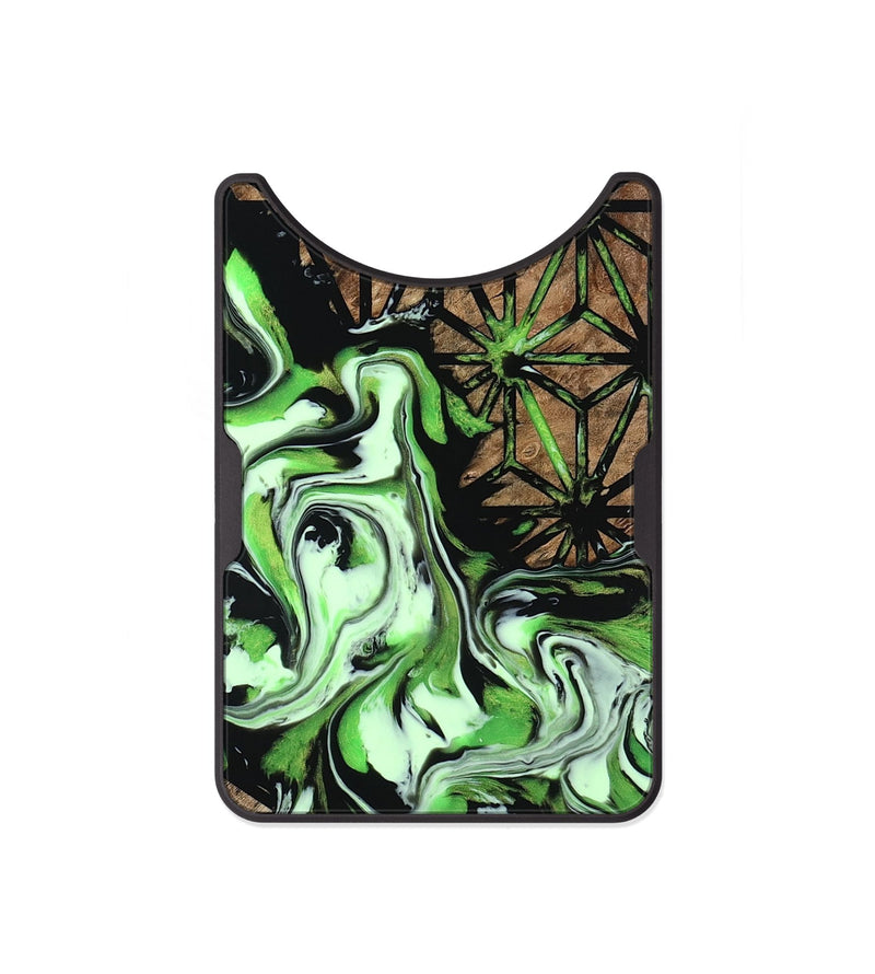 Alloy Wood Wallet - Alesha (Pattern, 800792)