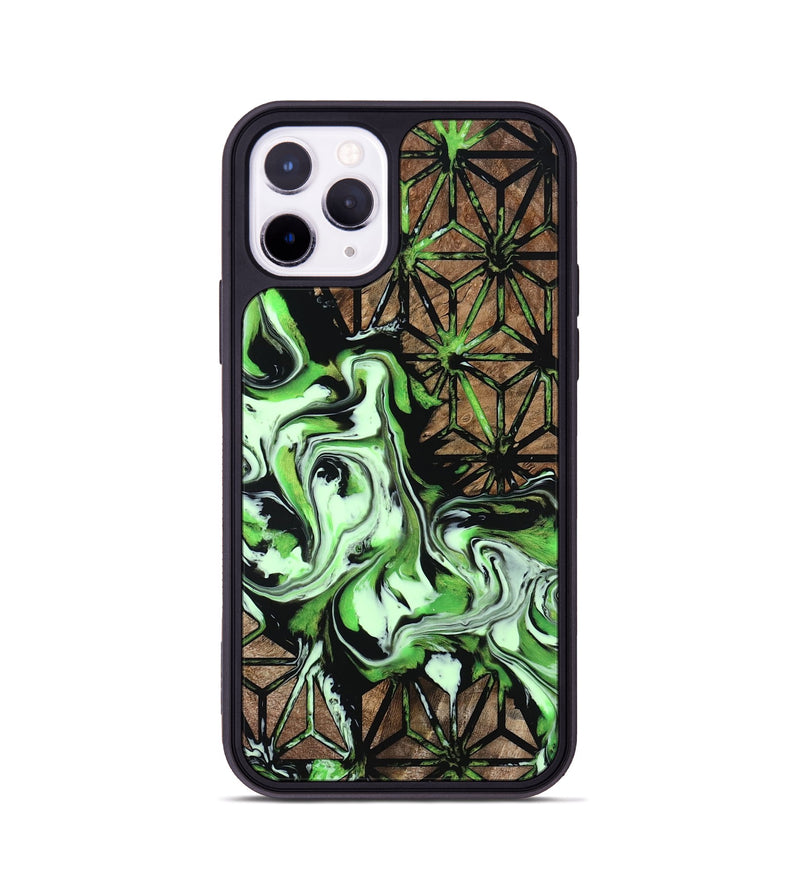 iPhone 11 Pro Wood Phone Case - Alesha (Pattern, 800792)
