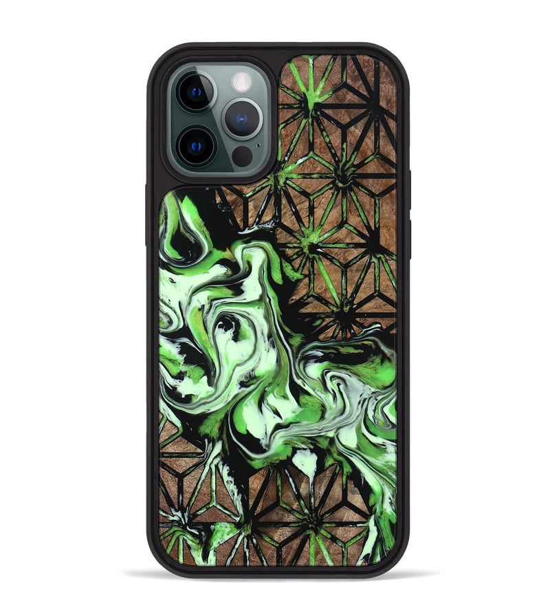 iPhone 12 Pro Max Wood Phone Case - Alesha (Pattern, 800792)