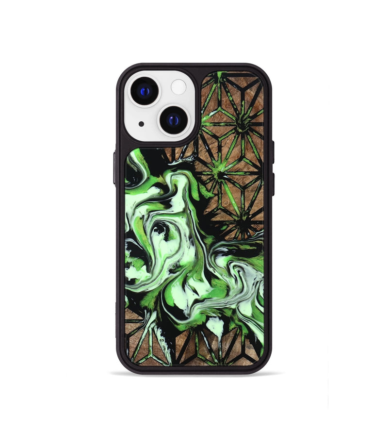 iPhone 13 mini Wood Phone Case - Alesha (Pattern, 800792)