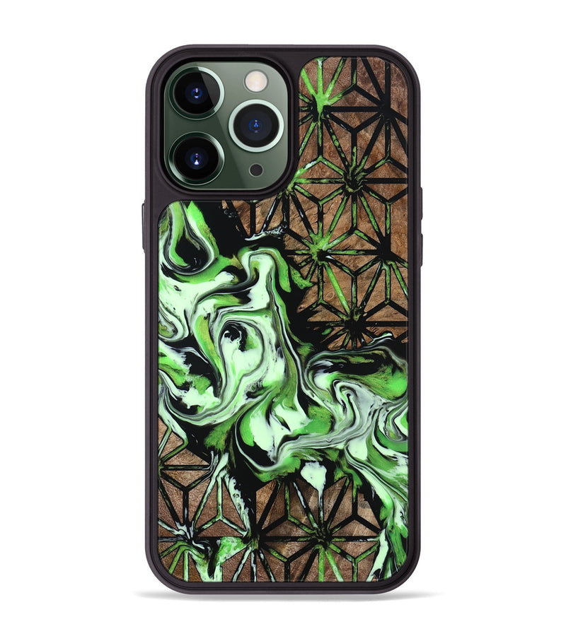 iPhone 13 Pro Max Wood Phone Case - Alesha (Pattern, 800792)