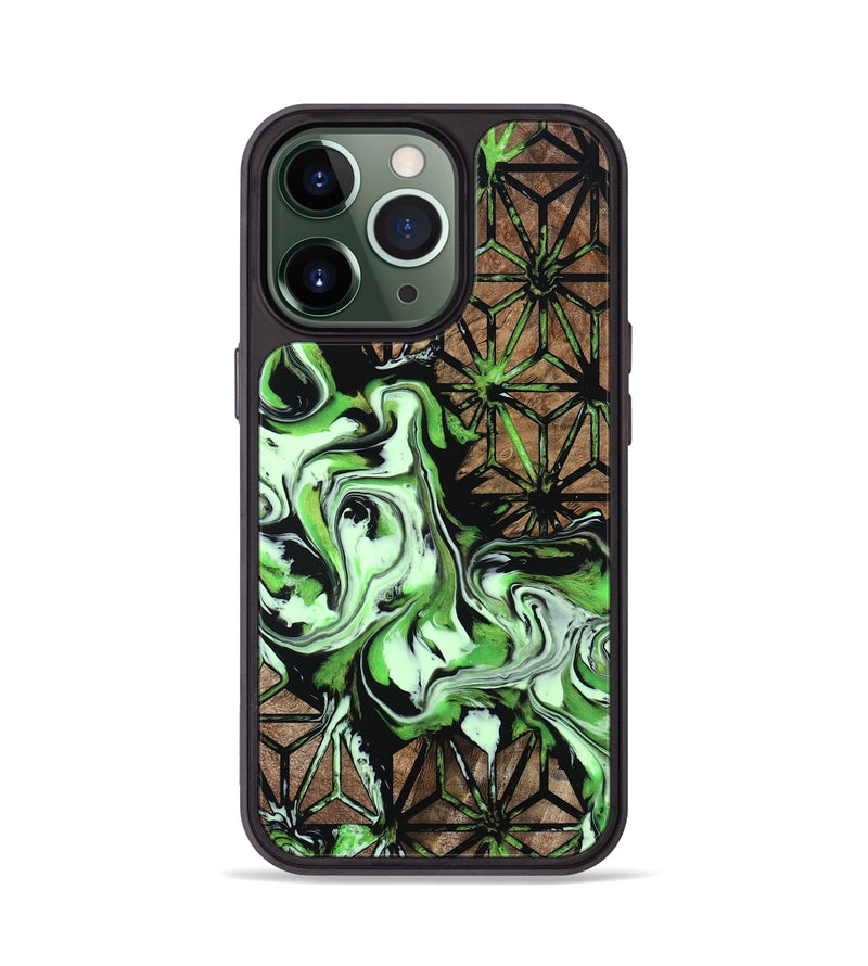 iPhone 13 Pro Wood Phone Case - Alesha (Pattern, 800792)