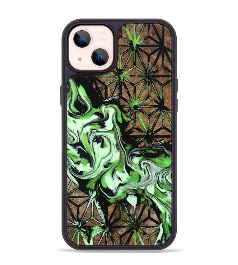 iPhone 14 Plus Wood Phone Case - Alesha (Pattern, 800792)