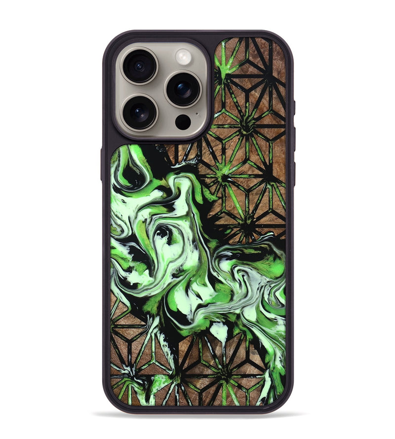 iPhone 15 Pro Max Wood Phone Case - Alesha (Pattern, 800792)