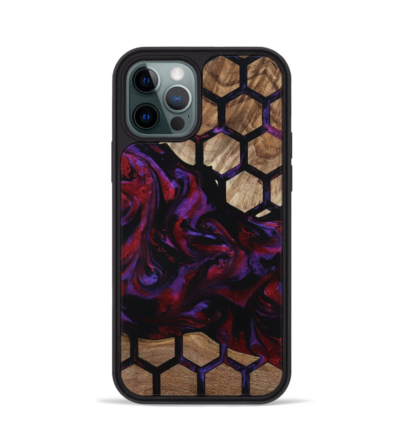 iPhone 12 Pro Wood Phone Case - Cathryn (Pattern, 800793)