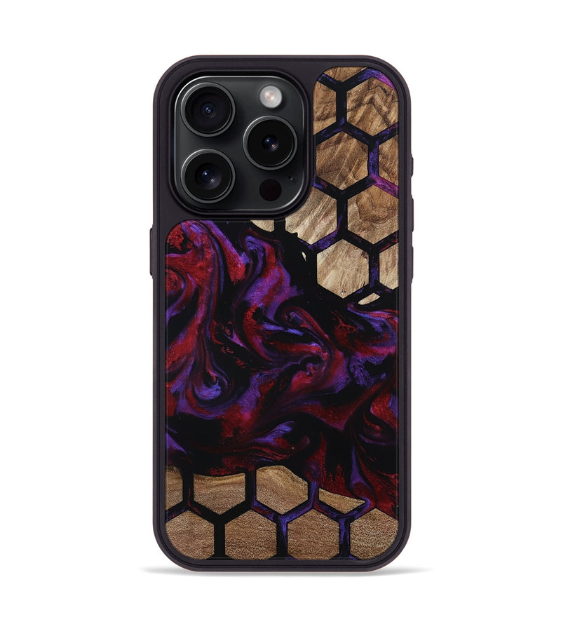 iPhone 15 Pro Wood Phone Case - Cathryn (Pattern, 800793)