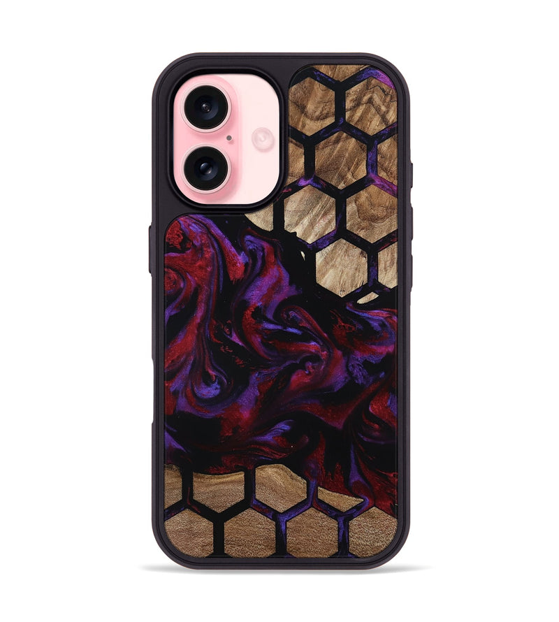 iPhone 16 Wood Phone Case - Cathryn (Pattern, 800793)