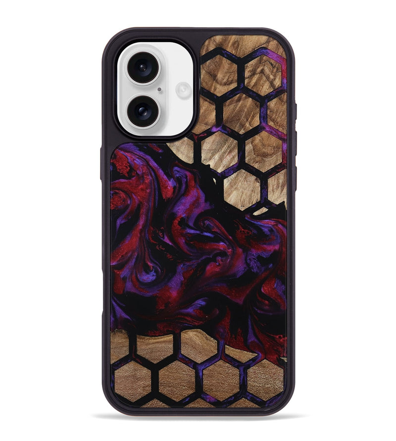iPhone 16 Plus Wood Phone Case - Cathryn (Pattern, 800793)