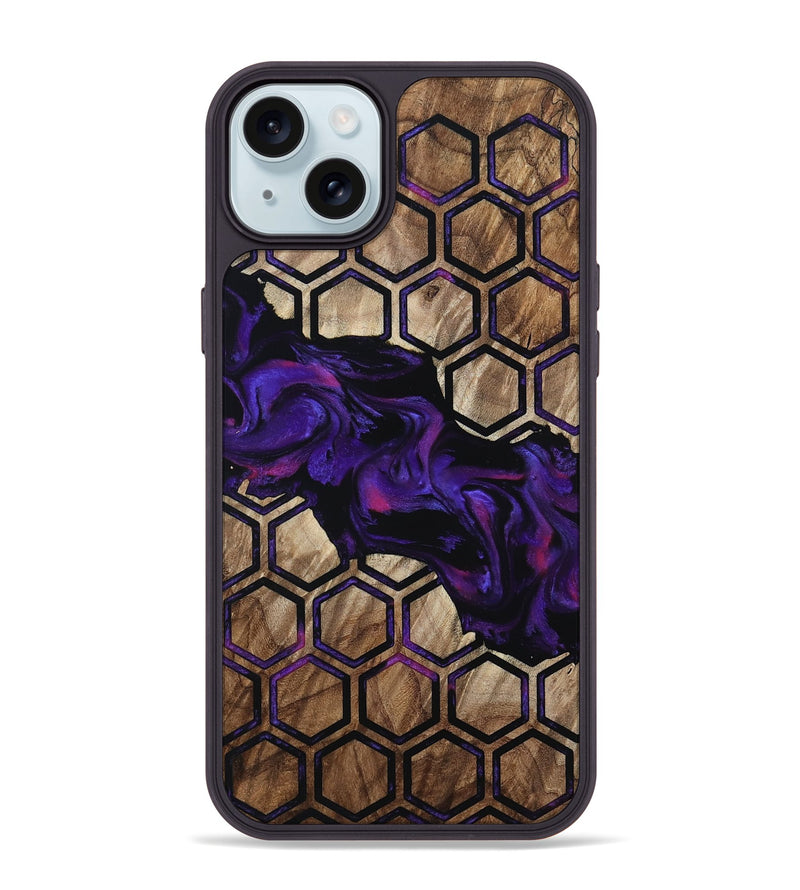 iPhone 15 Plus Wood Phone Case - Ashtyn (Pattern, 800795)
