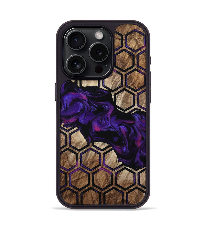 iPhone 15 Pro Wood Phone Case - Ashtyn (Pattern, 800795)