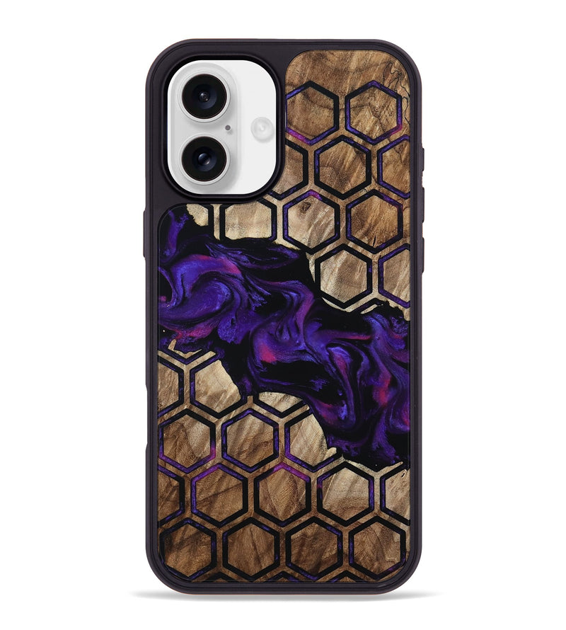 iPhone 16 Plus Wood Phone Case - Ashtyn (Pattern, 800795)