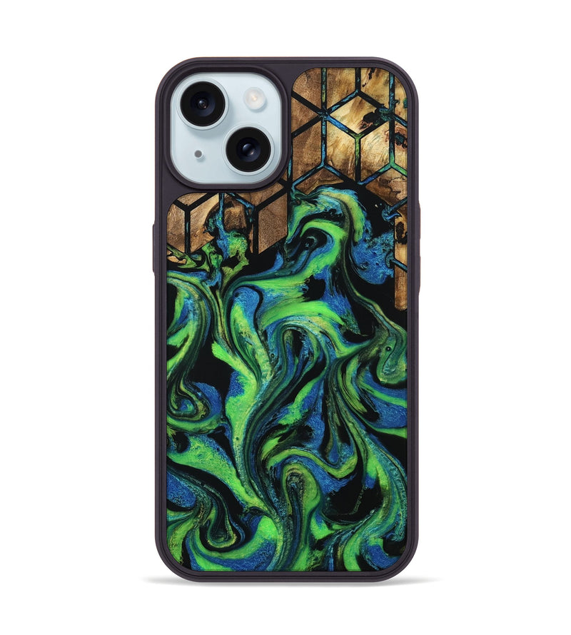 iPhone 15 Wood Phone Case - Millard (Pattern, 800796)