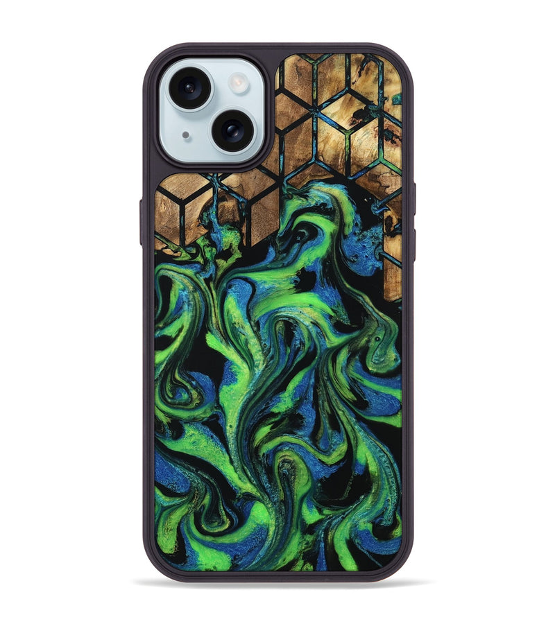 iPhone 15 Plus Wood Phone Case - Millard (Pattern, 800796)