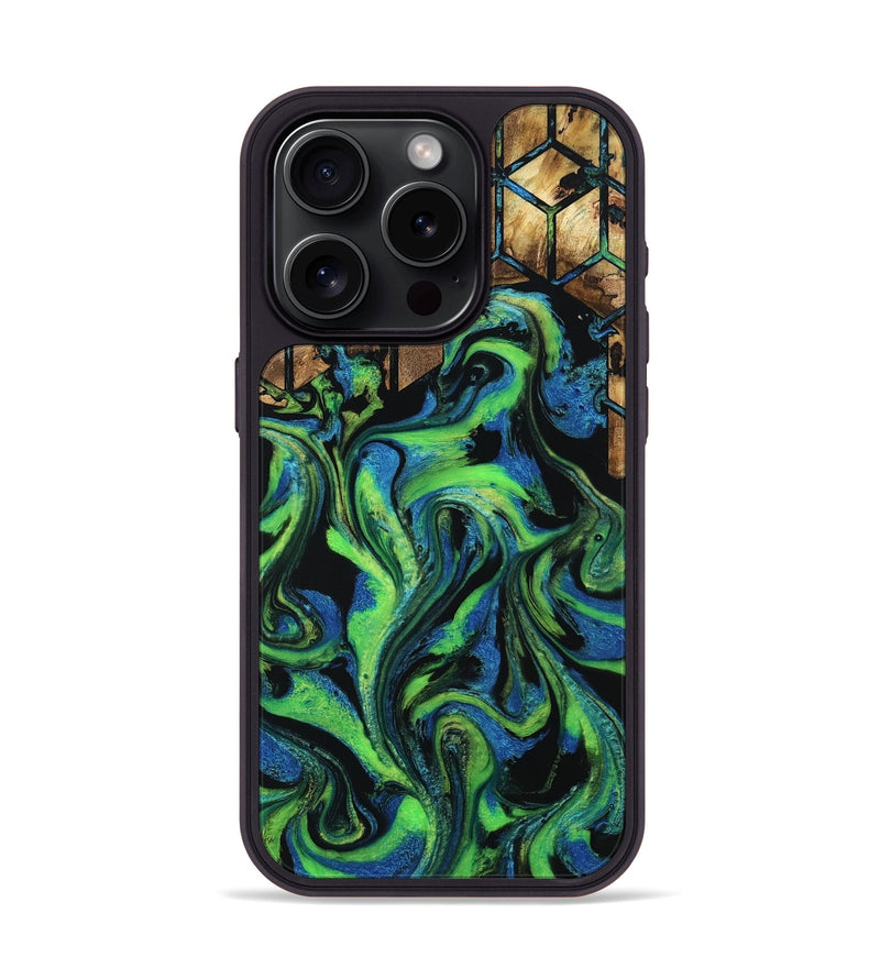 iPhone 15 Pro Wood Phone Case - Millard (Pattern, 800796)