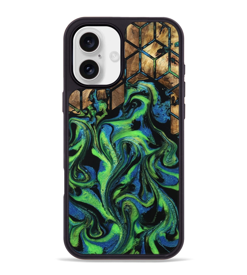 iPhone 16 Plus Wood Phone Case - Millard (Pattern, 800796)