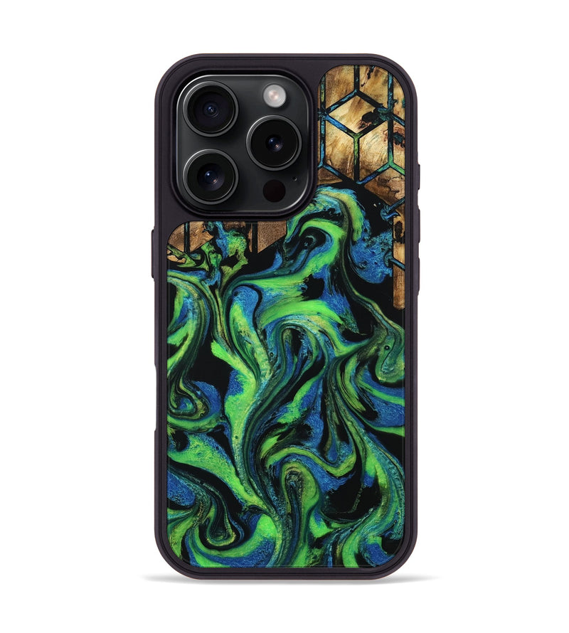 iPhone 16 Pro Wood Phone Case - Millard (Pattern, 800796)