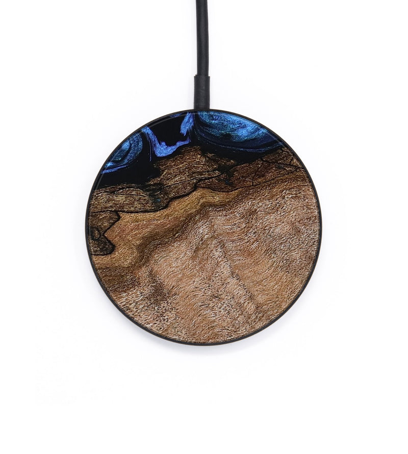 Circle Wood Wireless Charger - Abel (Blue, 800803)